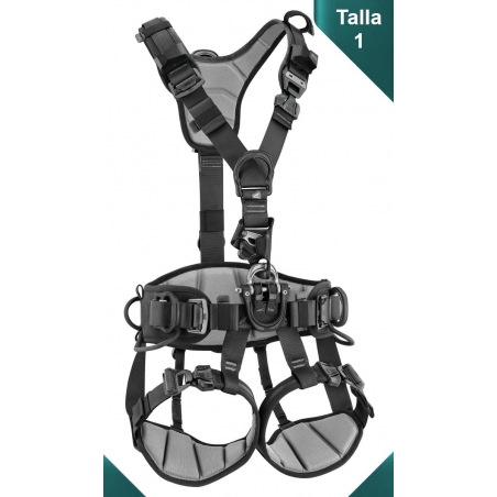 Arnés ASTRO versión internacional color negro Petzl - Talla 1