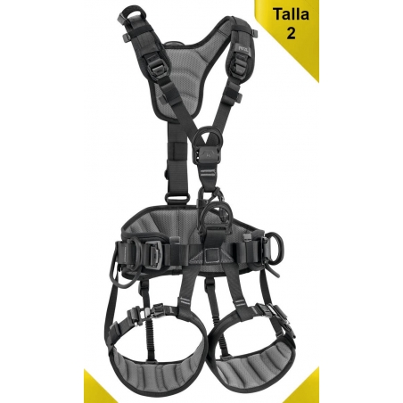 Arnés AVAO FAST versión europea Petzl - Color negro talla 2