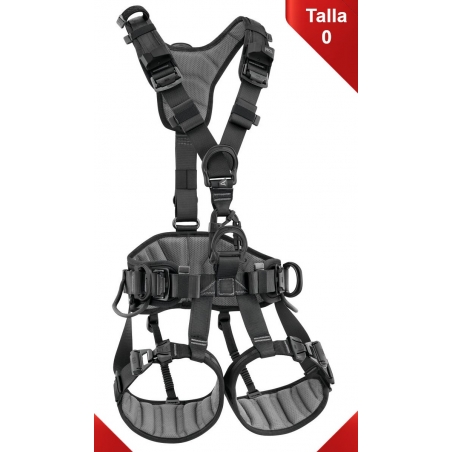 Arnés AVAO FAST versión internacional Petzl - Color negro talla 0