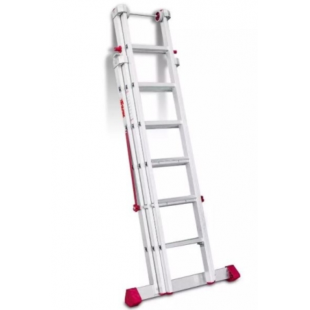 Escalera Multiuso de Tres Tramos 5+6+6 Peldaños
