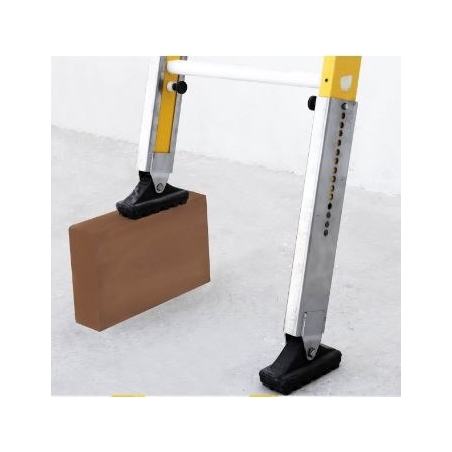 Escalera Patas Extensibles Aluminio 2.5/4.3 Mts